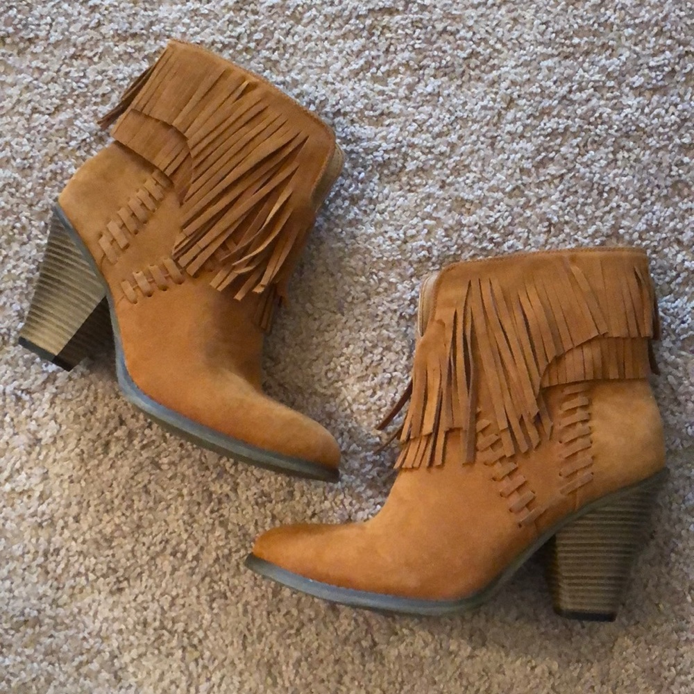 Fringe Booties by Red Dress Boutique
